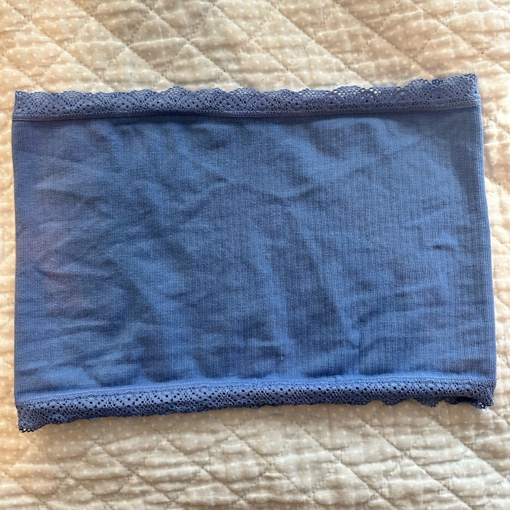 Blue tube top